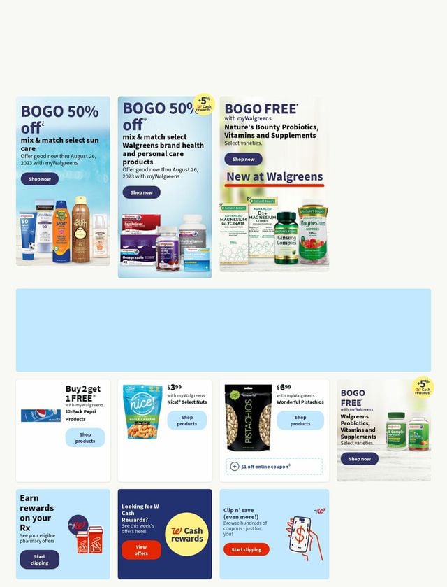 Walgreens Ad from 07/24/2023