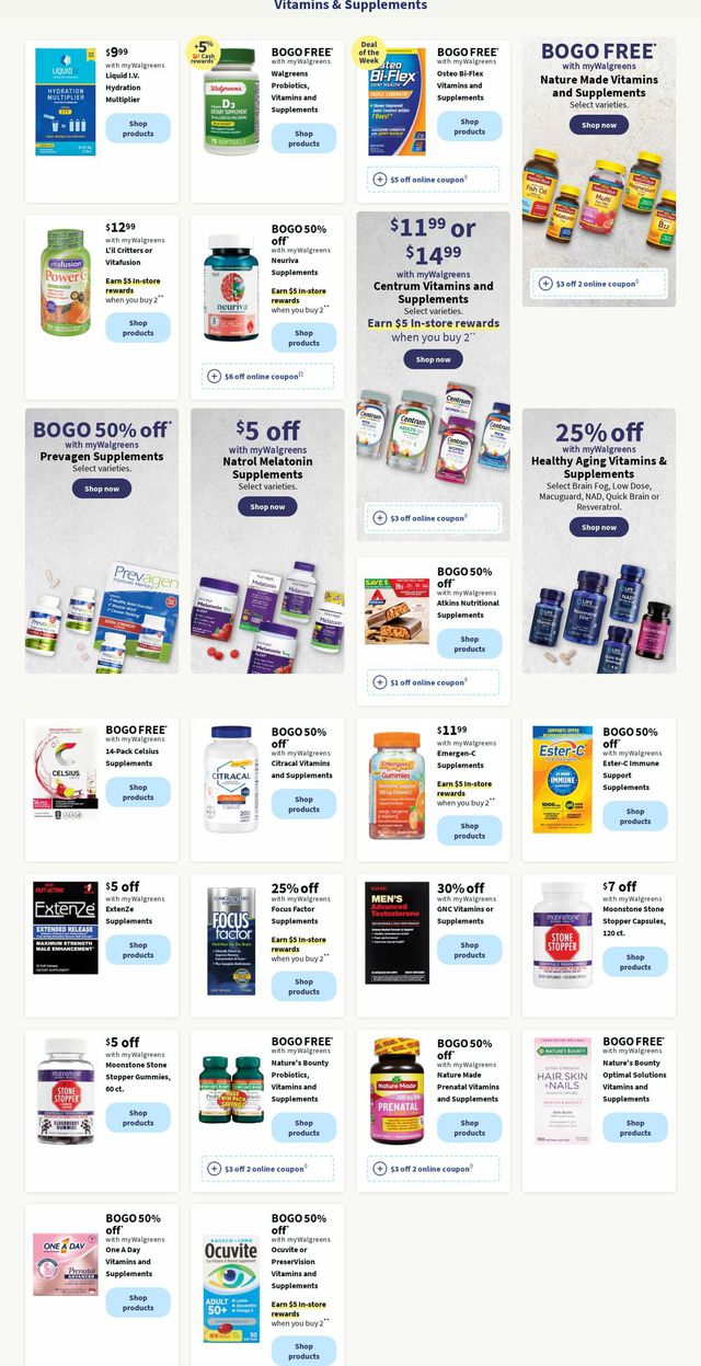 Walgreens Ad from 09/25/2023