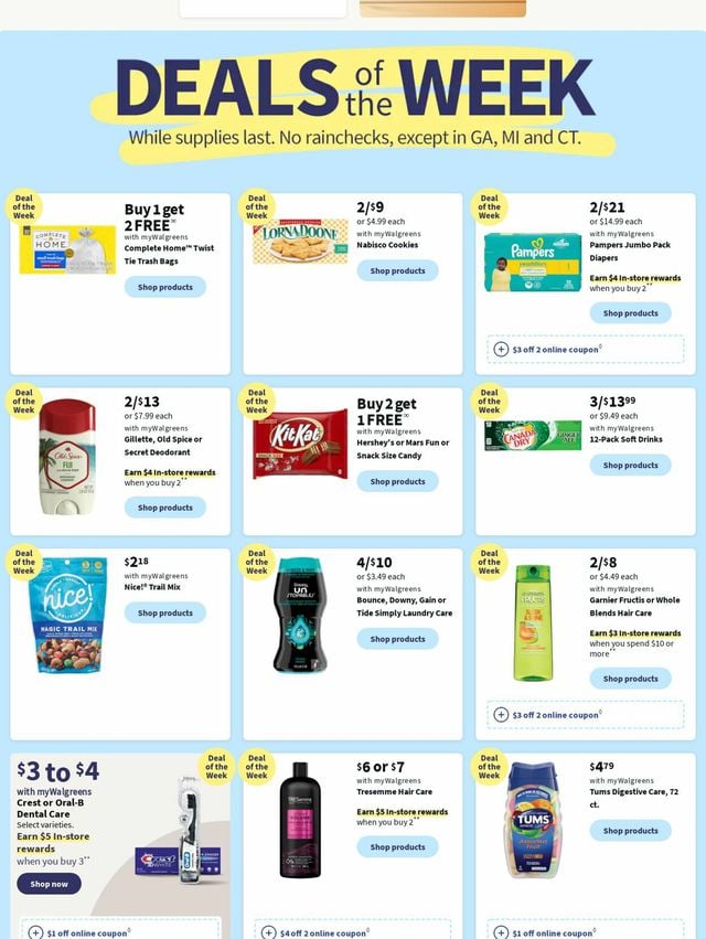 Walgreens Ad from 10/16/2023