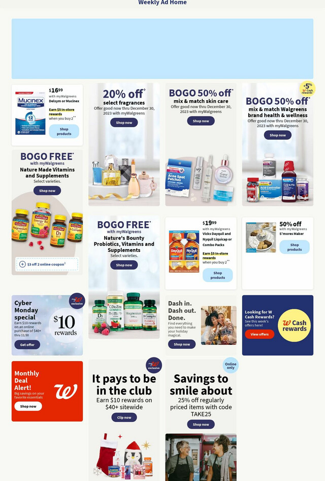 Walgreens Ad from 11/27/2023