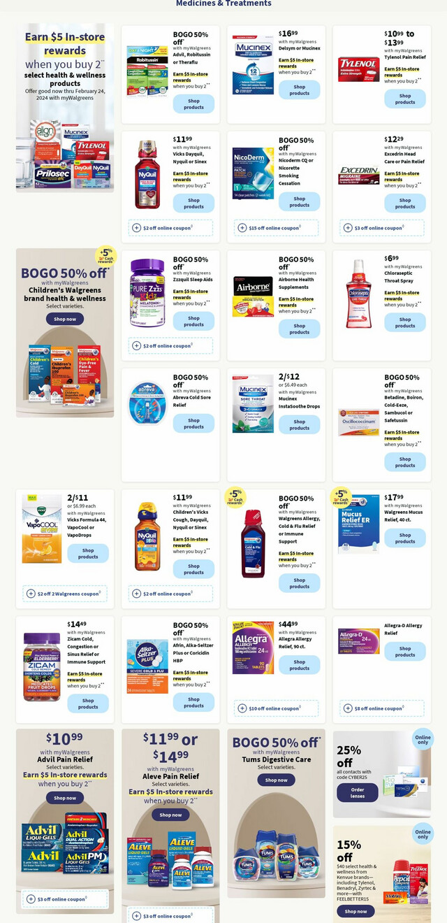 Walgreens Ad from 01/01/2024