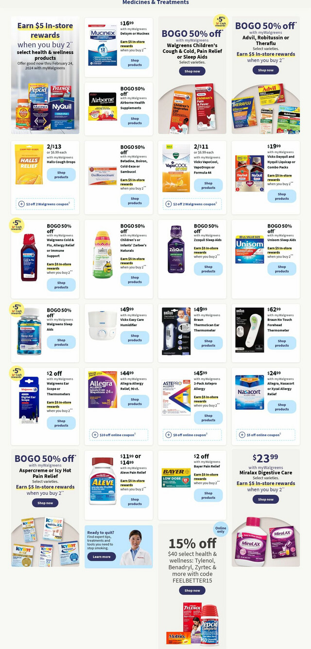 Walgreens Ad from 01/22/2024