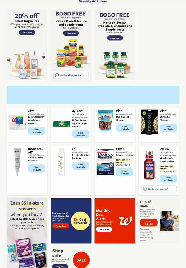 Walgreens Ad from 01/29/2024