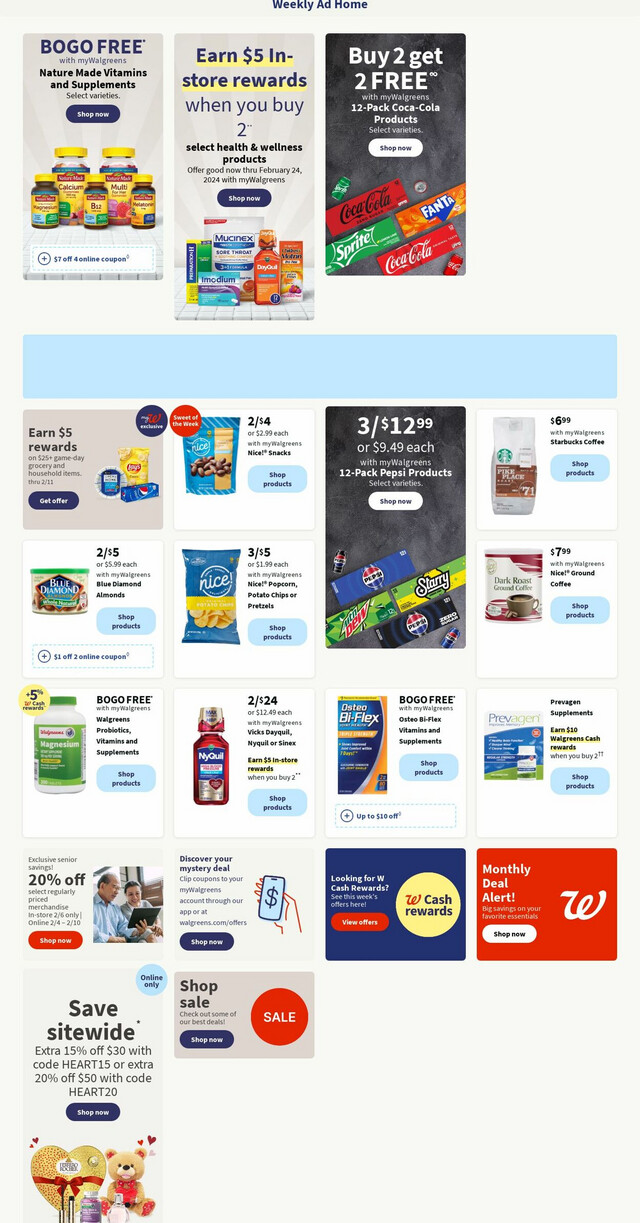 Walgreens Ad from 02/05/2024