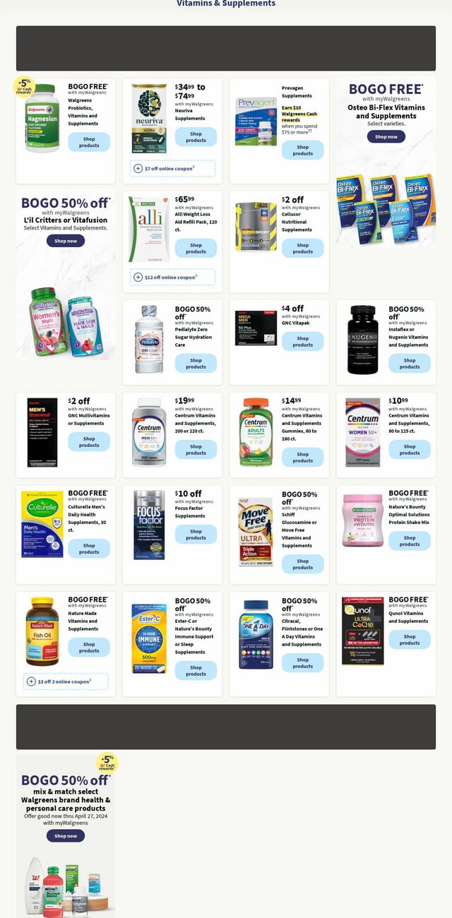 Walgreens Ad from 03/04/2024