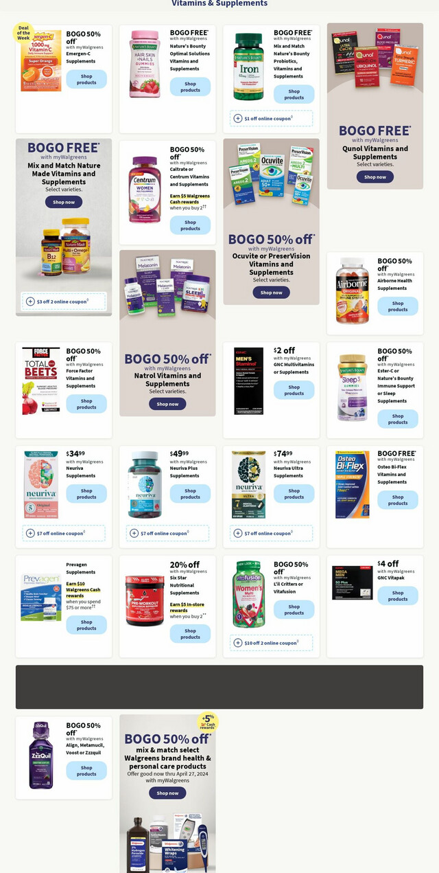 Walgreens Ad from 03/11/2024