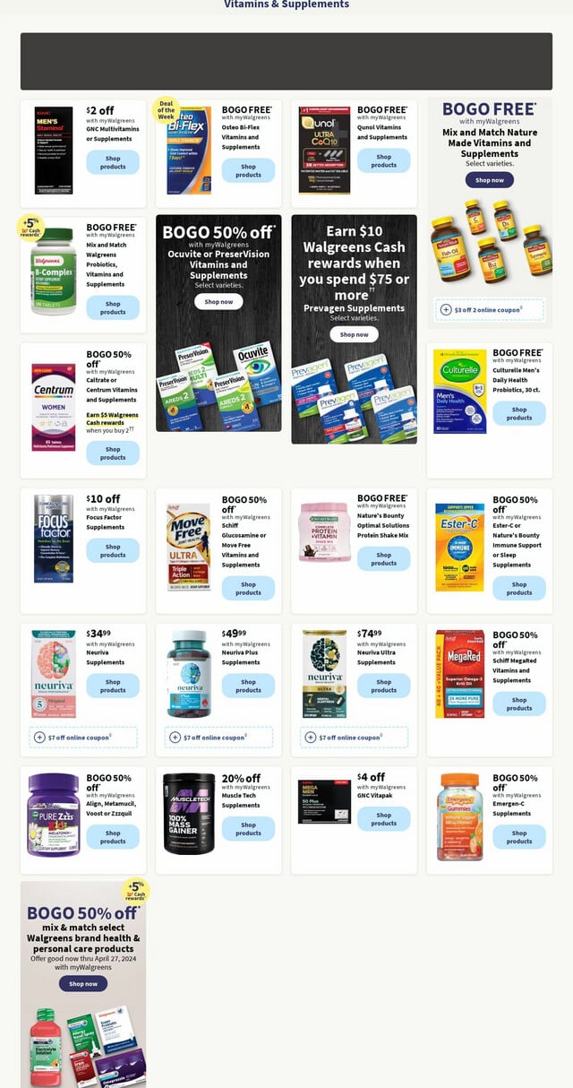 Walgreens Ad from 03/18/2024