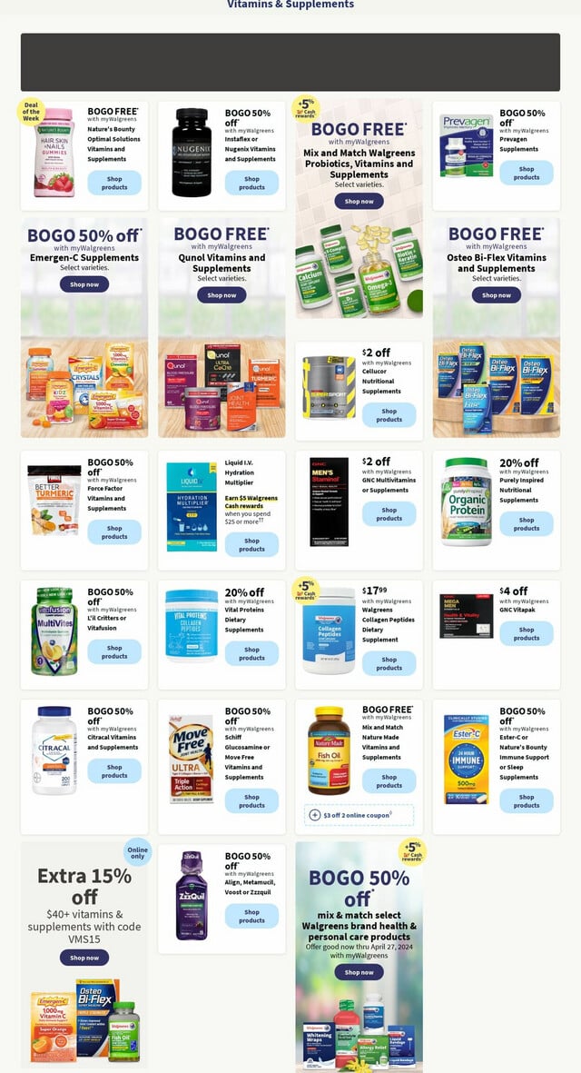 Walgreens Ad from 04/01/2024