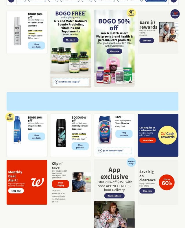 Walgreens Ad from 04/08/2024