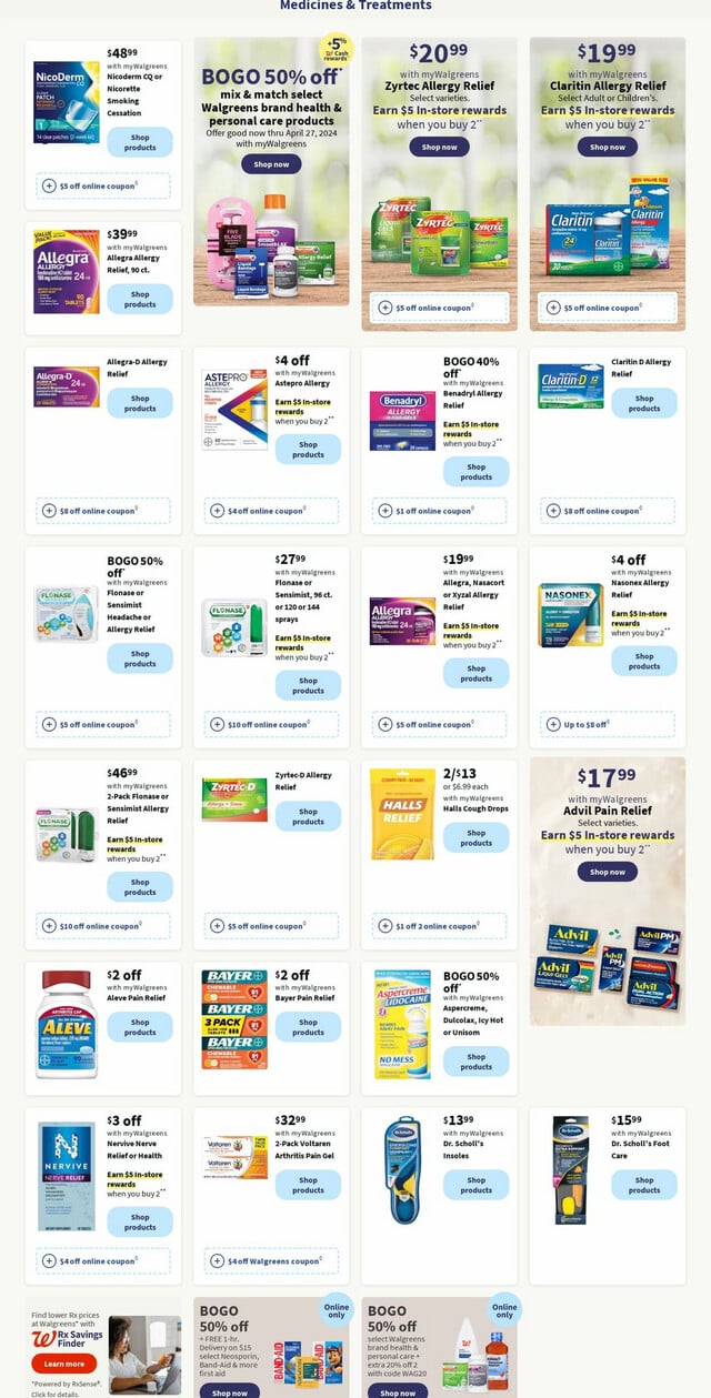 Walgreens Ad from 04/22/2024