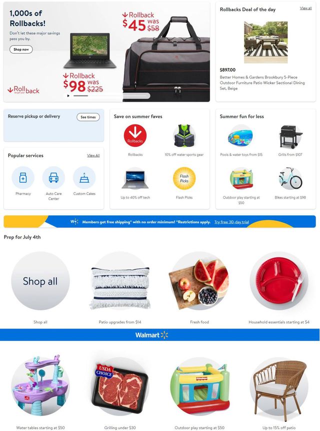 Walmart Ad from 06/21/2022