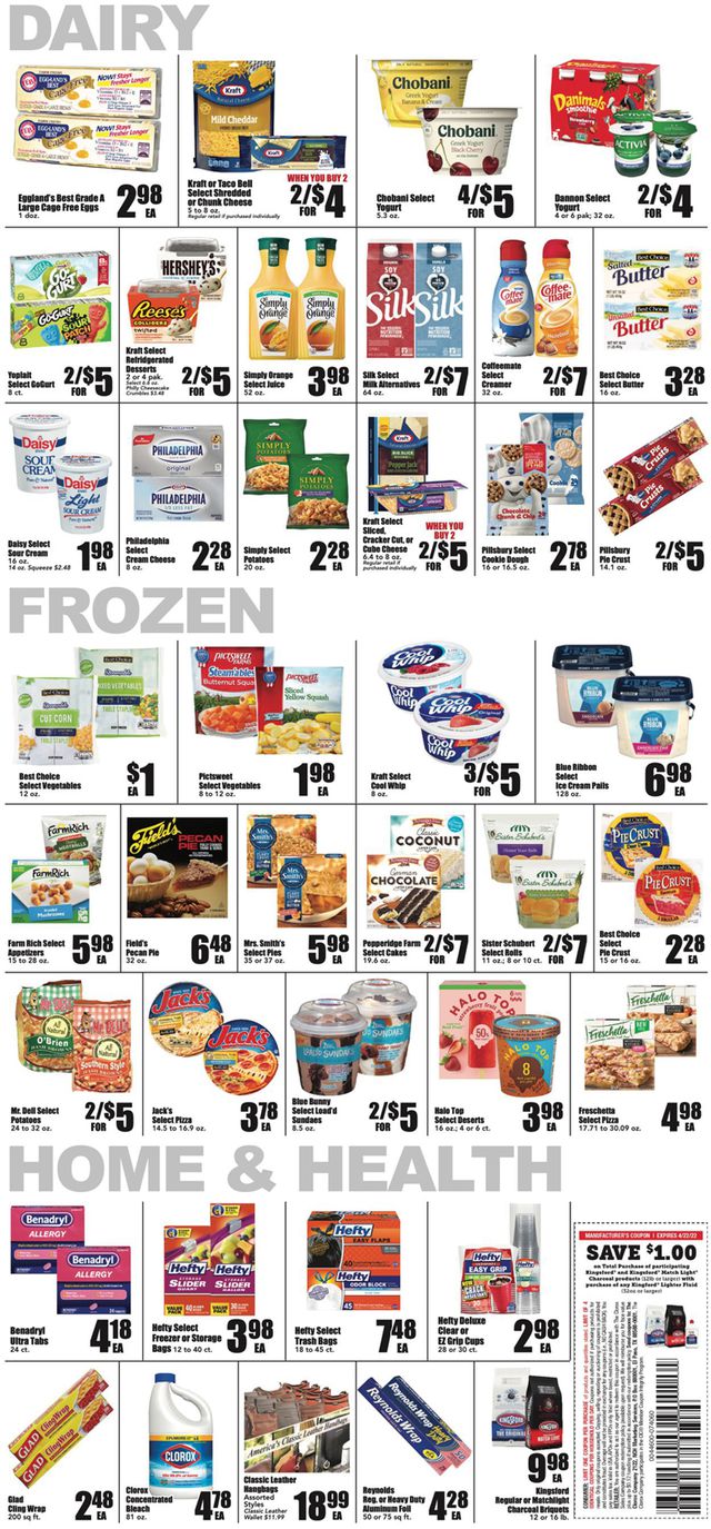 Warehouse Market Ad from 04/13/2022