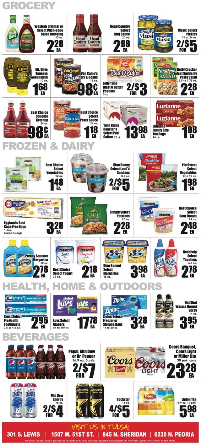 Warehouse Market Ad from 07/06/2022