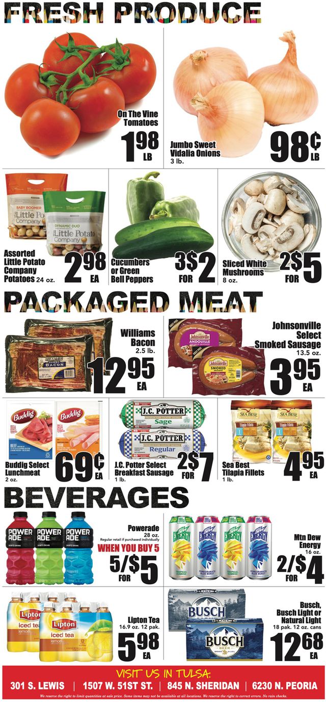 Warehouse Market Ad from 08/10/2022