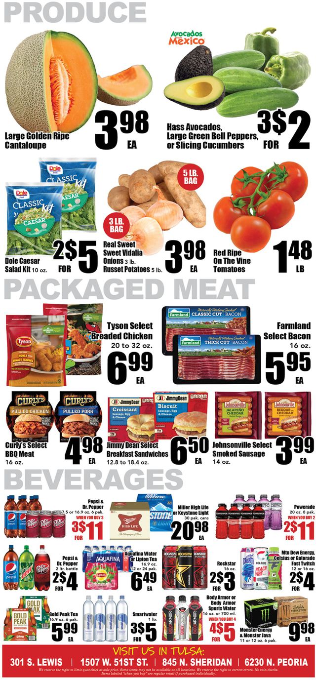 Warehouse Market Ad from 06/07/2023