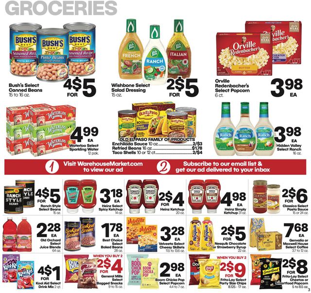 Warehouse Market Ad from 08/16/2023