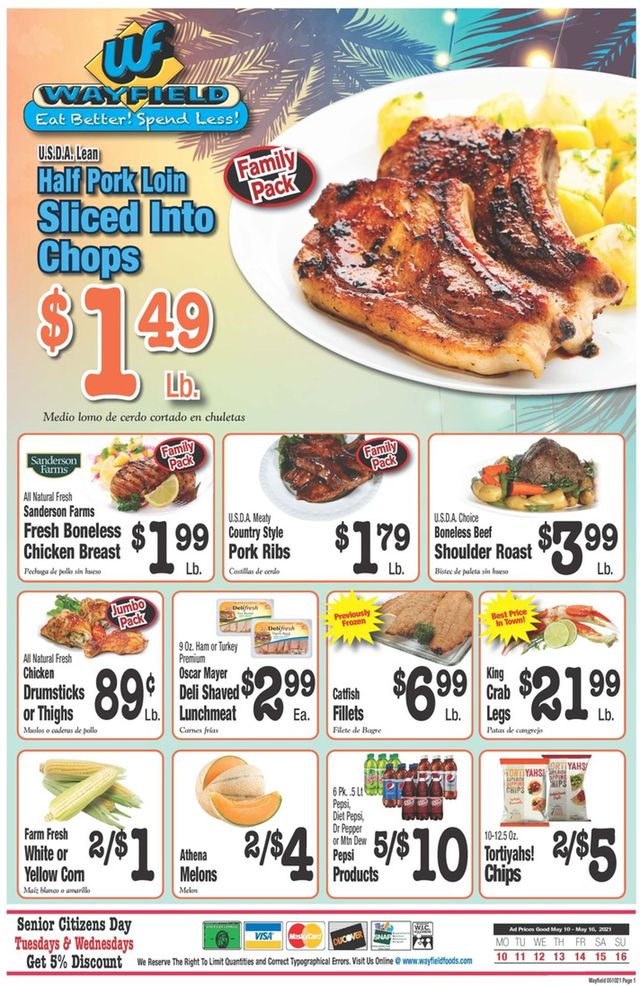 Wayfield Ad from 05/10/2021