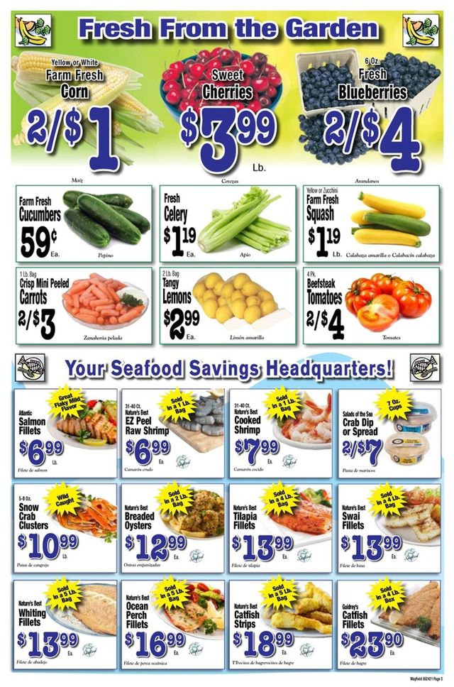 Wayfield Ad from 05/24/2021