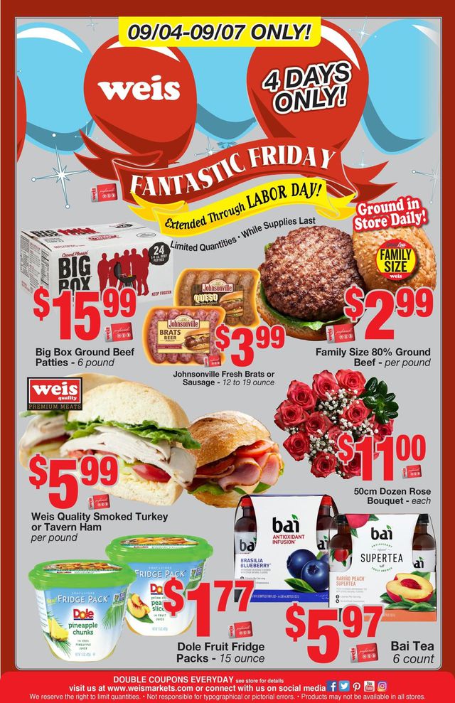 Weis Ad from 09/04/2020