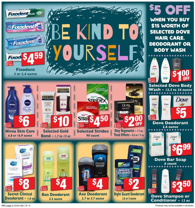 Weis Ad from 10/01/2020