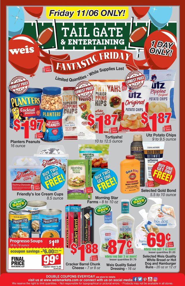 Weis Ad from 11/06/2020