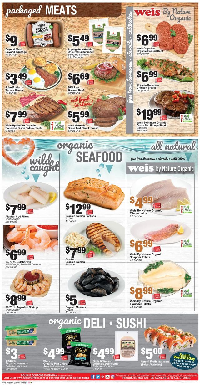 Weis Ad from 01/21/2021