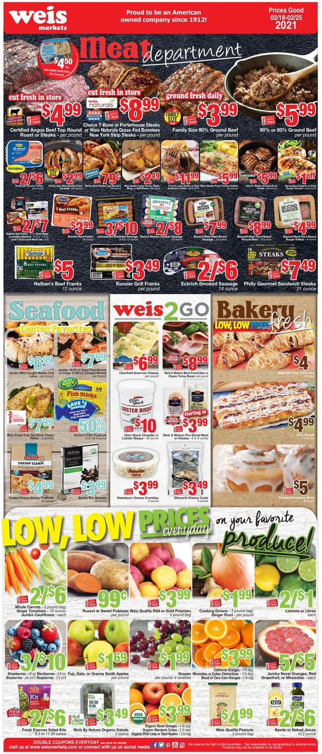 Weis Ad from 02/18/2021