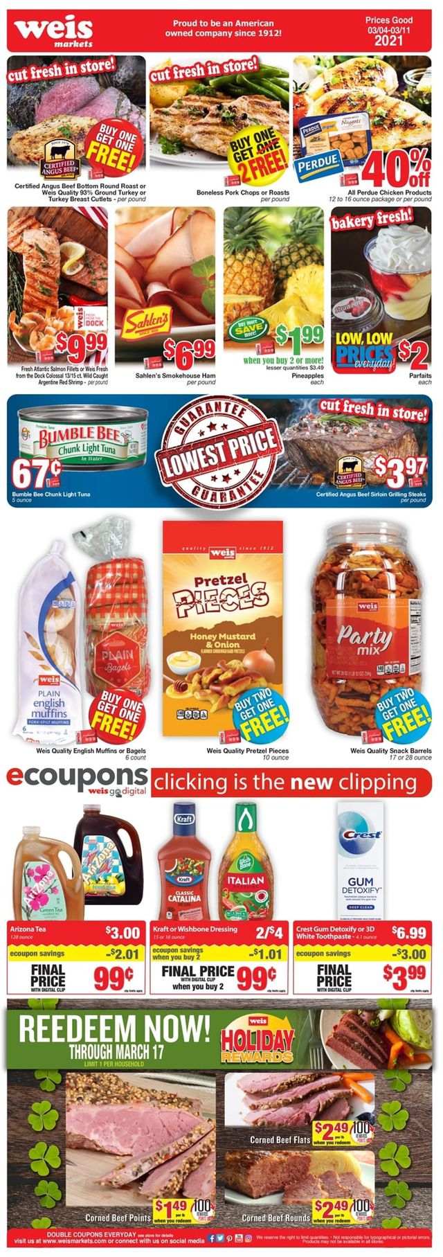 Weis Ad from 03/04/2021