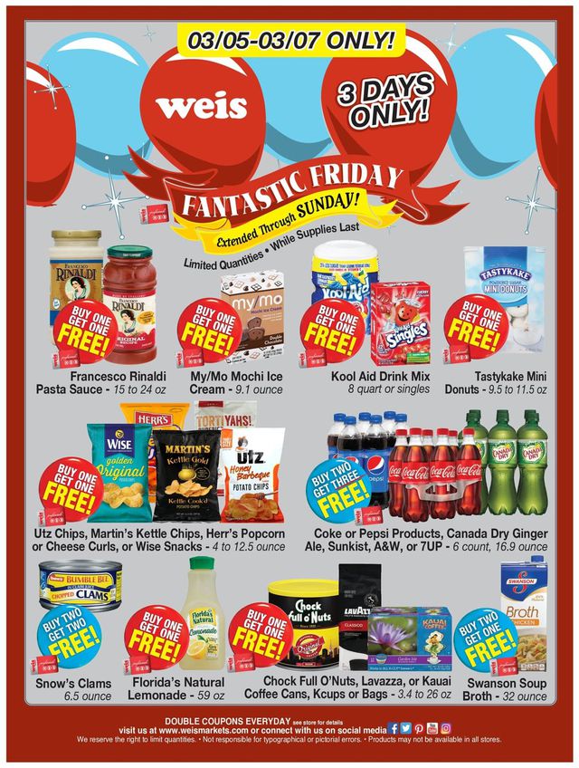 Weis Ad from 03/05/2021