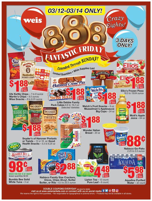 Weis Ad from 03/12/2021