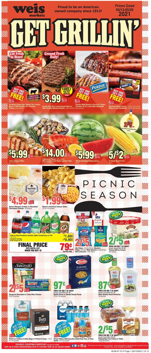 Weis Ad from 05/13/2021