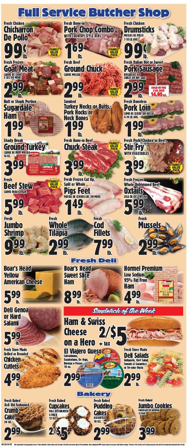 Western Beef Ad from 10/10/2019