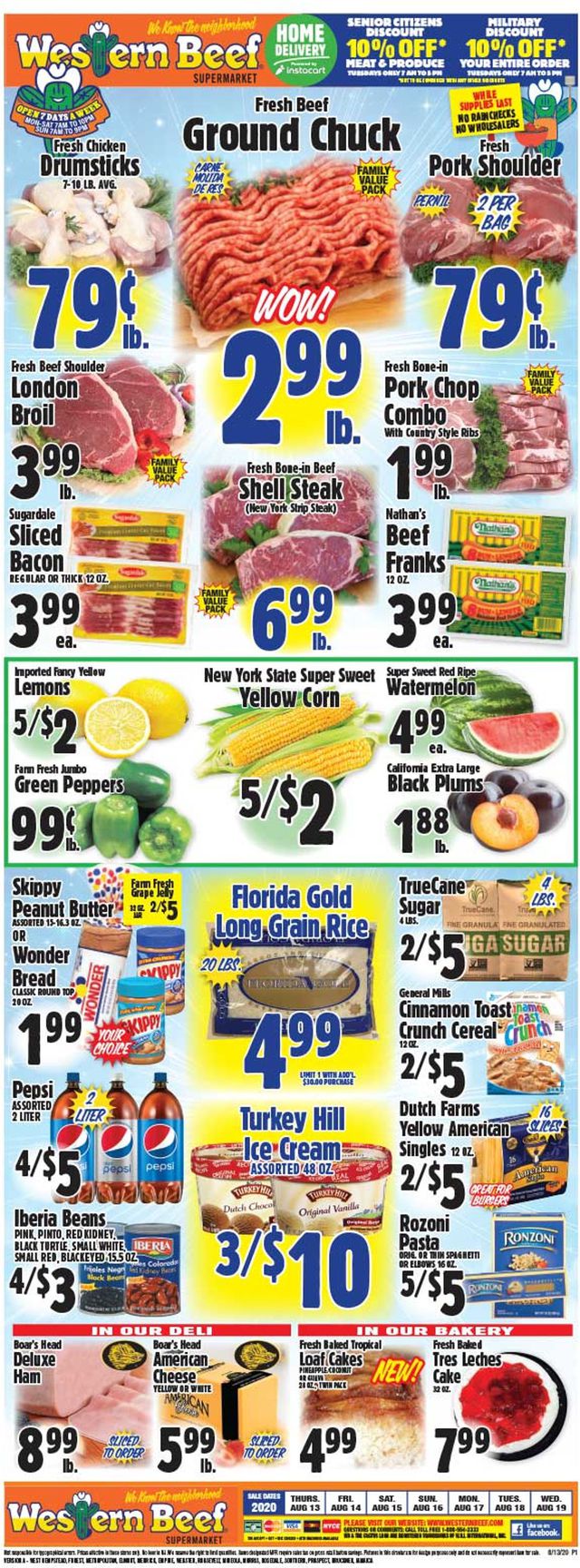 Western Beef Ad from 08/13/2020
