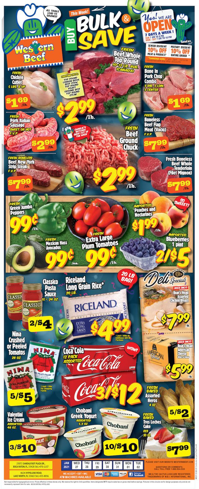 Western Beef Ad from 01/27/2021