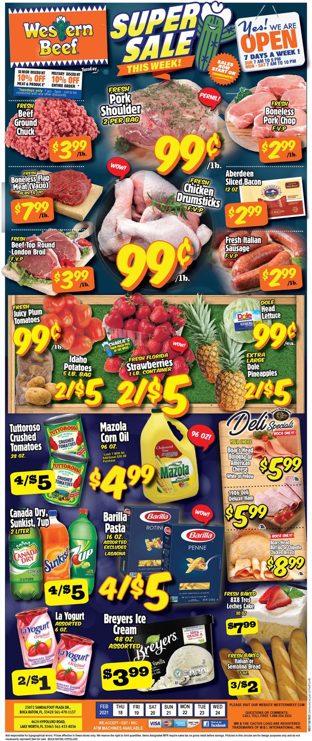 Western Beef Ad from 02/18/2021