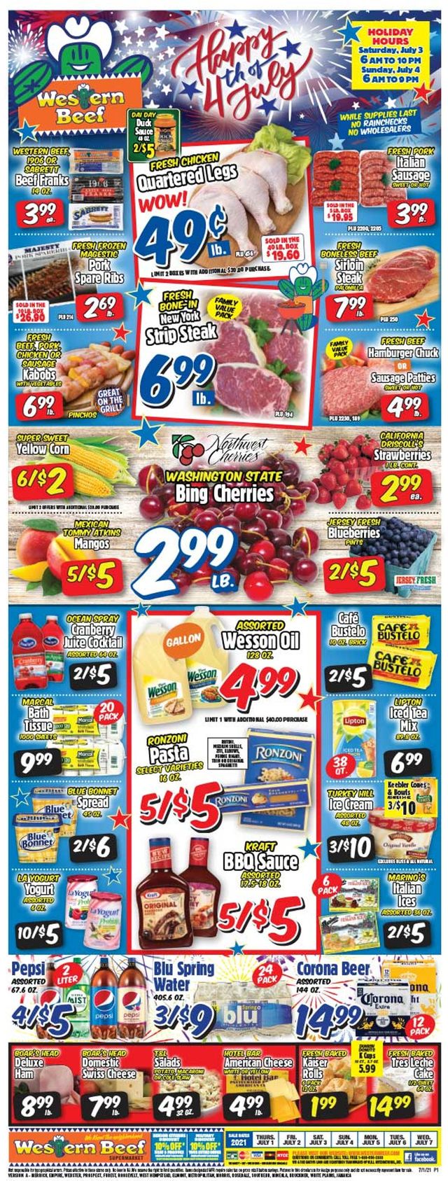 Western Beef Ad from 07/01/2021
