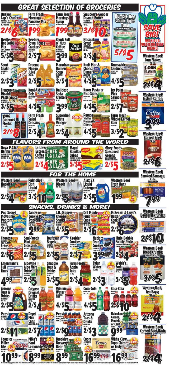 Western Beef Ad from 11/26/2021