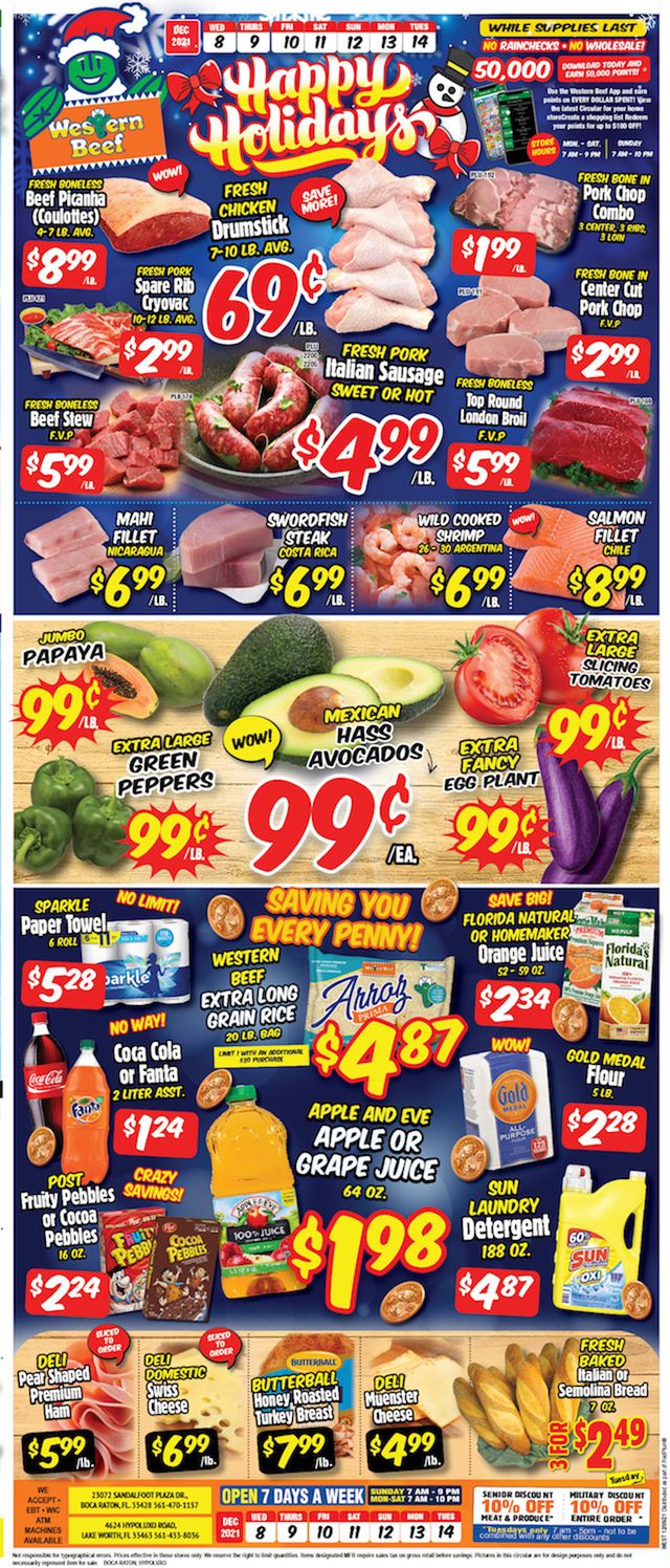Western Beef Ad from 12/08/2021