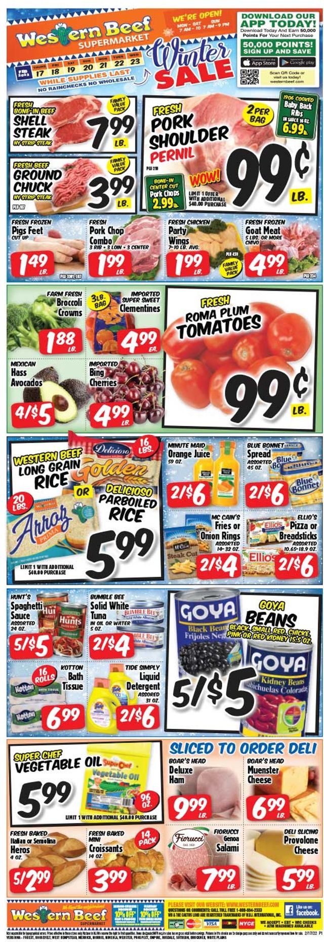 Western Beef Ad from 02/17/2022