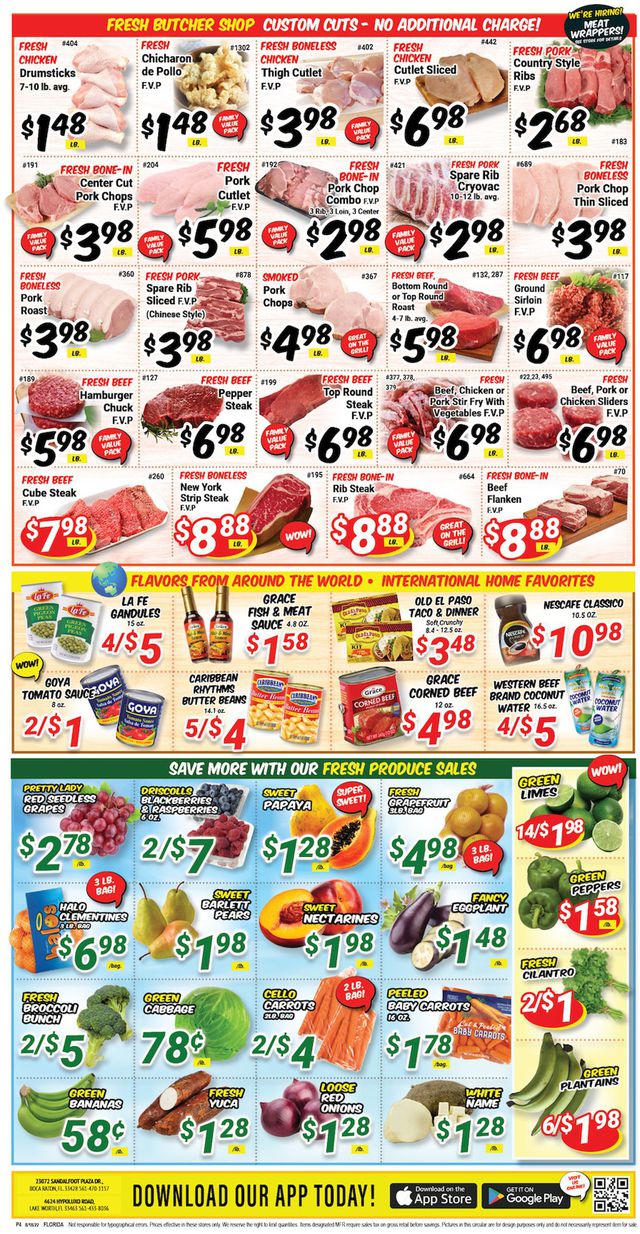 Western Beef Ad from 08/17/2022