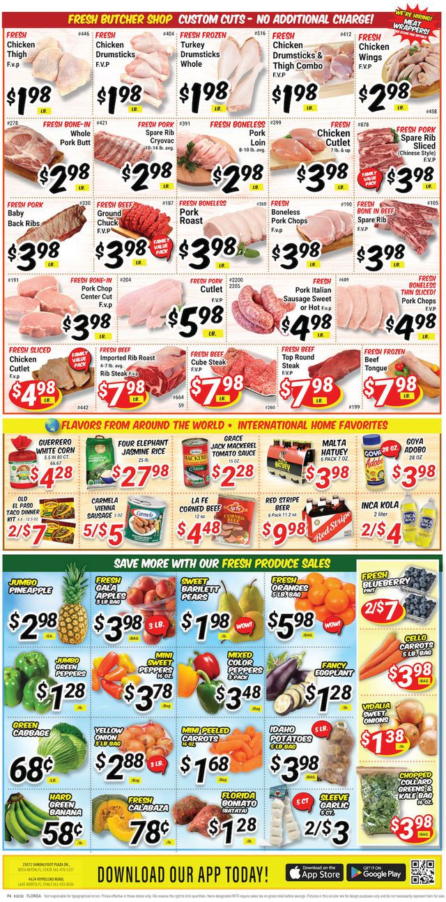Western Beef Ad from 09/21/2022