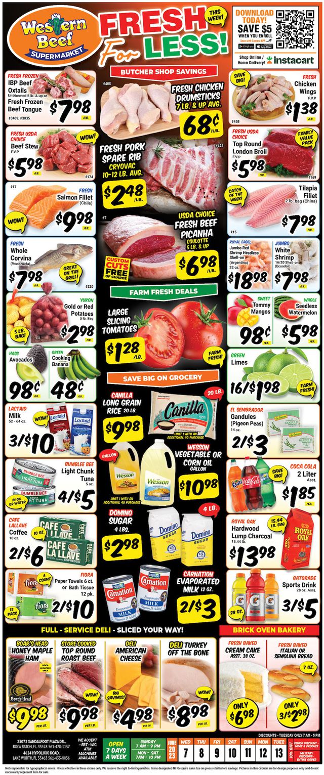 Western Beef Ad from 06/07/2023