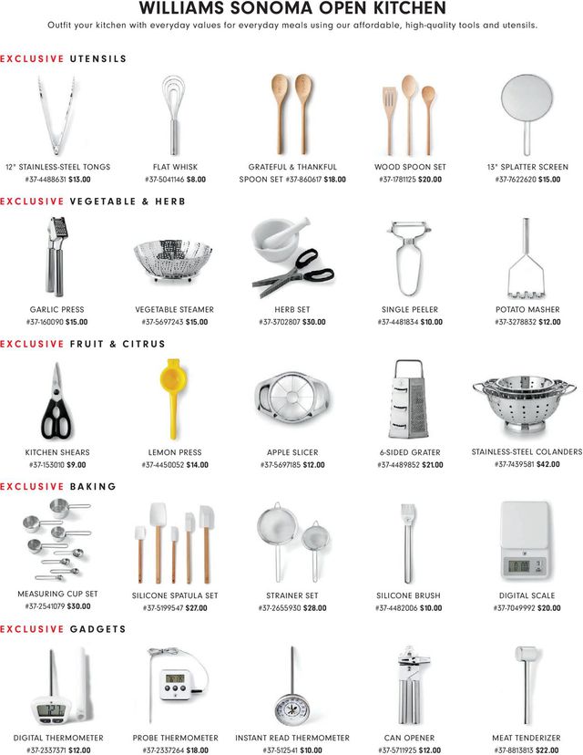 Williams-Sonoma Ad from 11/12/2019