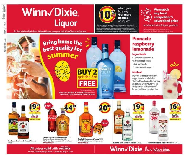 Winn Dixie Ad from 06/07/2021