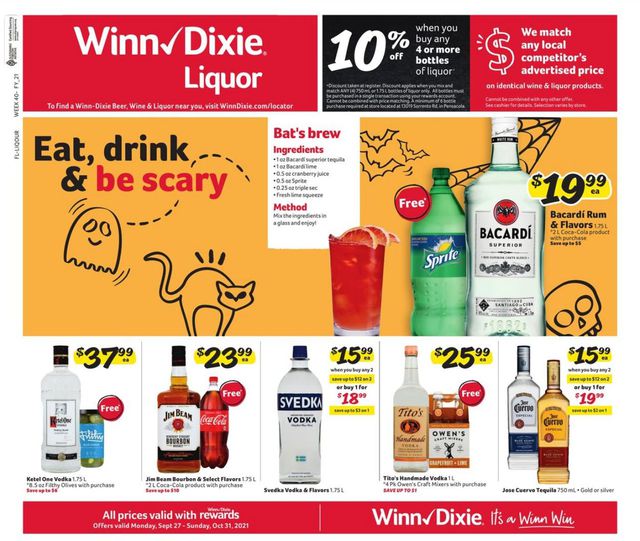 Winn Dixie Ad from 09/27/2021