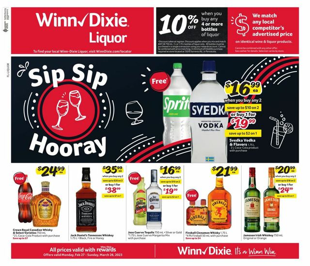Winn Dixie Ad from 02/27/2023