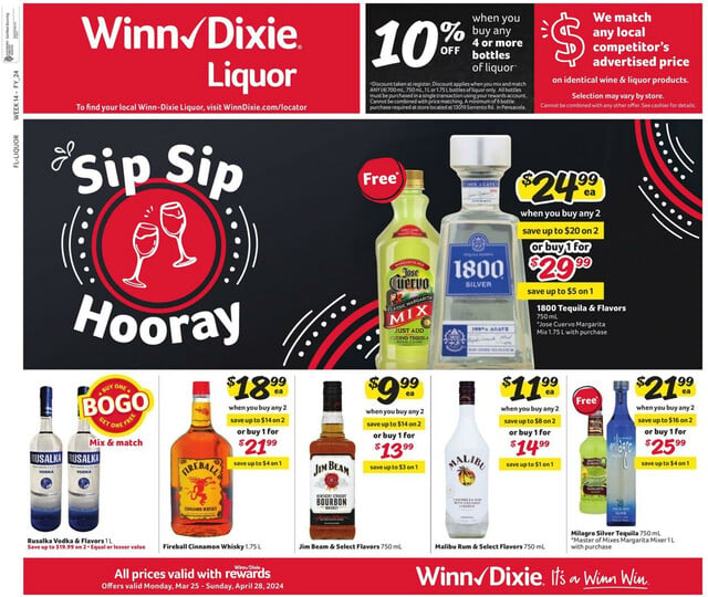 Winn Dixie Ad from 03/25/2024