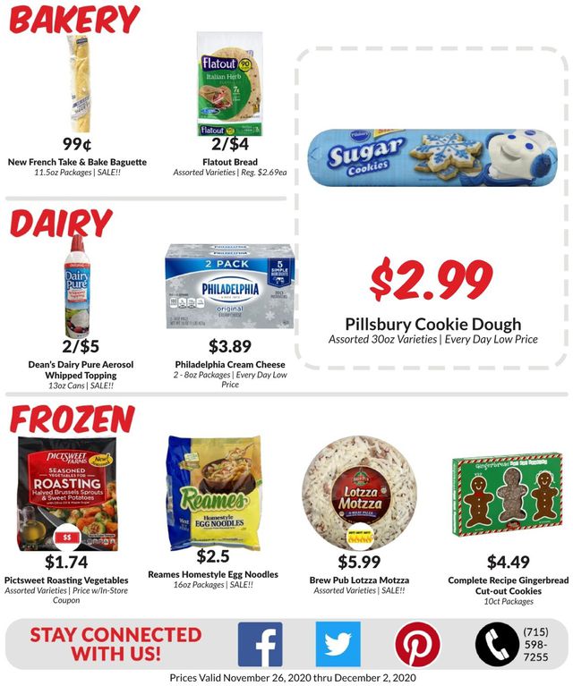 Woodman's Market Ad from 11/26/2020
