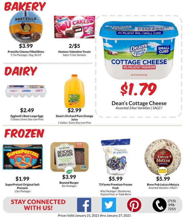 Woodman's Market Ad from 01/21/2021