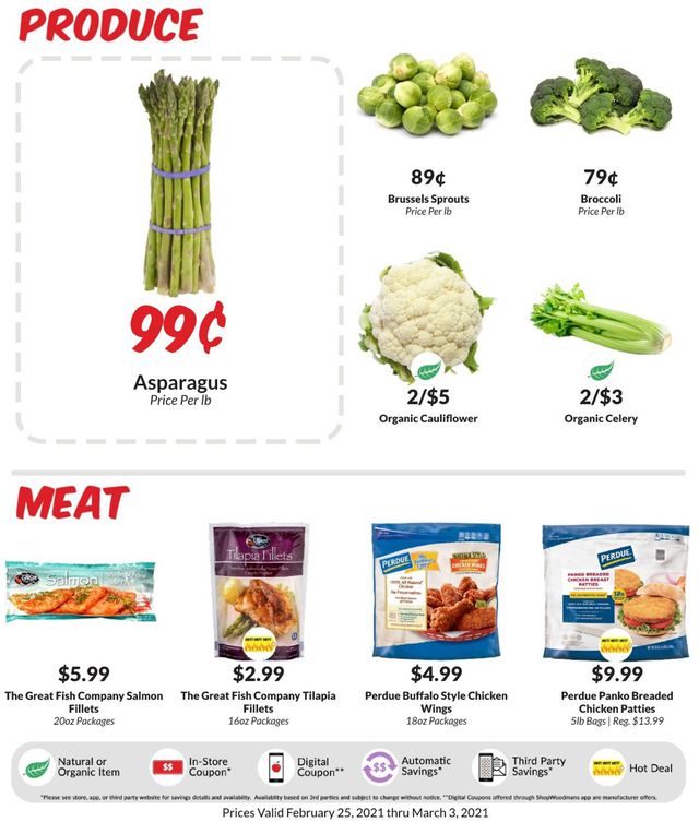 Woodman's Market Ad from 02/25/2021